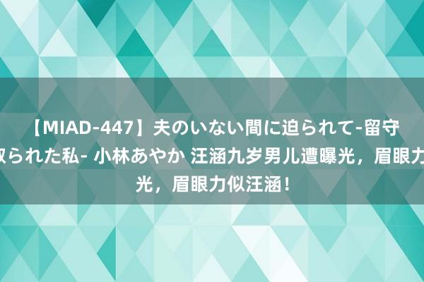 【MIAD-447】夫のいない間に迫られて-留守中に寝取られた私- 小林あやか 汪涵九岁男儿遭曝光，眉眼力似汪涵！