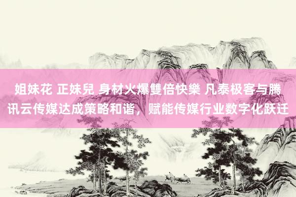 姐妹花 正妹兒 身材火爆雙倍快樂 凡泰极客与腾讯云传媒达成策略和谐，赋能传媒行业数字化跃迁